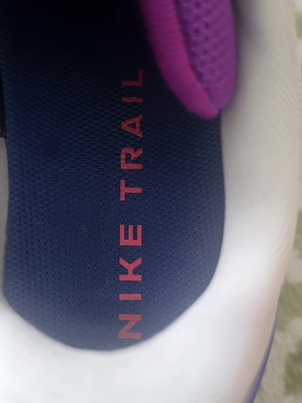 Nike Women’s Athletic Shoes - White with Purple and Pink Accents